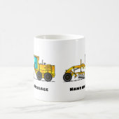 Tasse de niveleuse, cadeau d'opérateur d'équipemen (Centre)