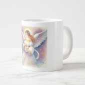 Tasse de Noël Aquarelle : Ange Céleste  (Devant droit)