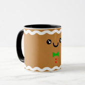 Tasse de Noël au biscuit au gingembre (Devant gauche)
