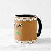 Tasse de Noël au biscuit au gingembre (Devant droit)