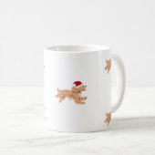 Tasse de Noël avec chien Spaniel (Devant droit)