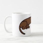 Tasse de Noël avec dachshund endormi (Gauche)