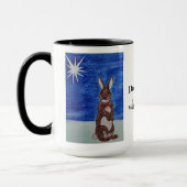 Tasse de Noël avec lapin (Gauche)