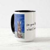 Tasse de Noël avec lapin (Devant gauche)