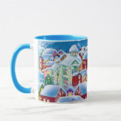 tasse de noël avec maisons enneigées (Gauche)