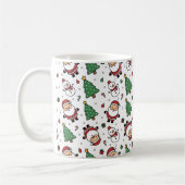 Tasse de Noël avec Père Noël, Sapin et Bonhomme de (Gauche)