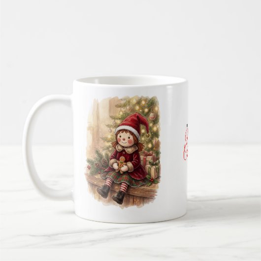 Tasse de Noël avec Poupée (Gauche)