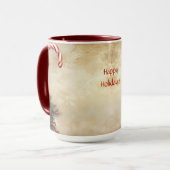 Tasse de Noël avec un bonhomme de neige en sucre (Devant gauche)