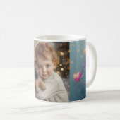 Tasse de Noël bébé et chien mignons (Devant droit)