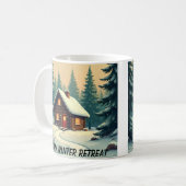 Tasse de Noël Cabane Rustique (Devant gauche)