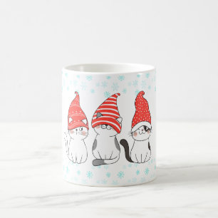Tasse de Noël chat mignon Meowy