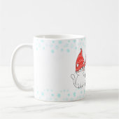 Tasse de Noël chat mignon Meowy (Gauche)