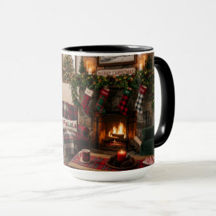 Tasse de Noël Cheminée Cosy