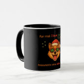 Tasse de Noël Chien Drôle – Cadeau Bilingue (Devant gauche)