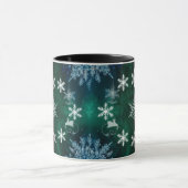 Tasse de Noël Combo Silhouettes de Flocon de Neige (Centre)