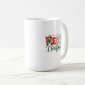 Tasse de Noël Dachshund Express (Devant droit)