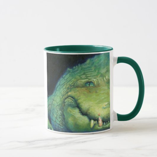 Tasse de Noël d'alligator (Droite)