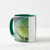 Tasse de Noël d'alligator (Devant gauche)