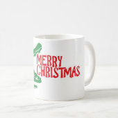Tasse de Noël d'alligator (Devant droit)