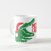 Tasse de Noël d'alligator (Devant gauche)