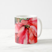 Tasse de Noël de 3 poinsettias (Devant droit)