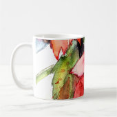 Tasse de Noël de 3 poinsettias (Gauche)