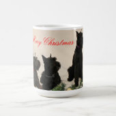 Tasse de Noël de 3 Schnauzers (Centre)