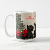 Tasse de Noël de 3 Schnauzers (Gauche)