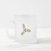 Tasse de Noël de baies de houx (Gauche)