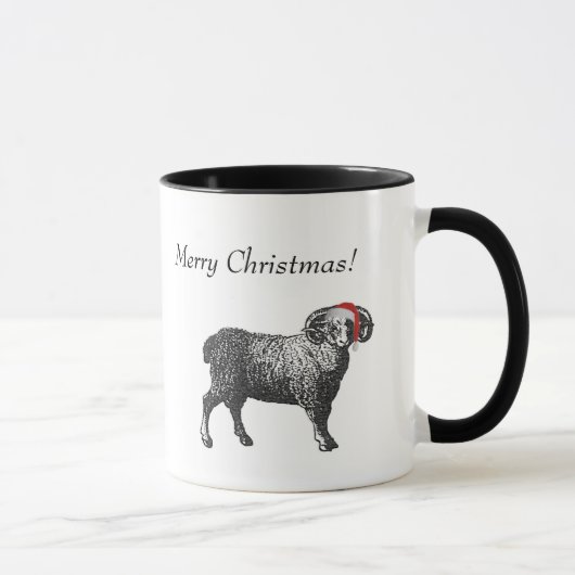 Tasse de Noël de Bélier (Droite)