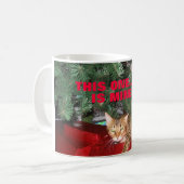 TASSE DE NOËL DE CAT DU BENGALE (Devant gauche)
