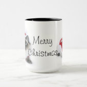 Tasse de Noël de chat de Ragdoll (Centre)