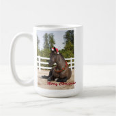 Tasse de Noël de cheval de trait (Gauche)
