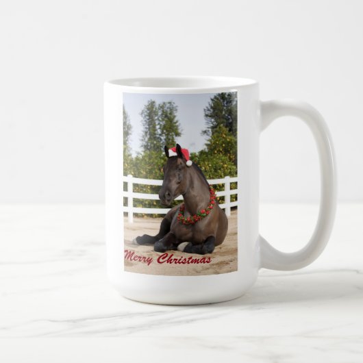 Tasse de Noël de cheval de trait (Droite)