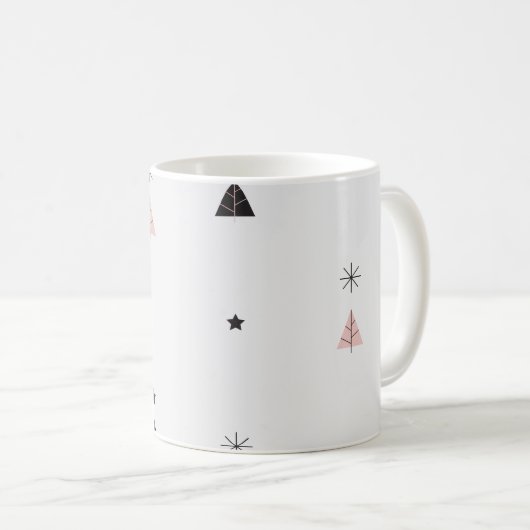 Tasse de Noël de conception moderne (Devant droit)
