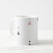 Tasse de Noël de conception moderne (Devant gauche)