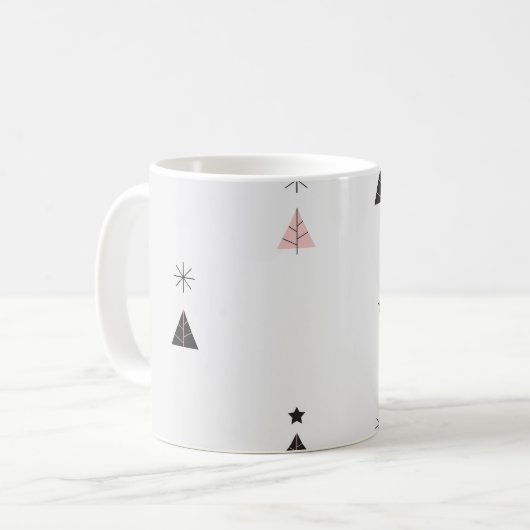 Tasse de Noël de conception moderne (Devant gauche)