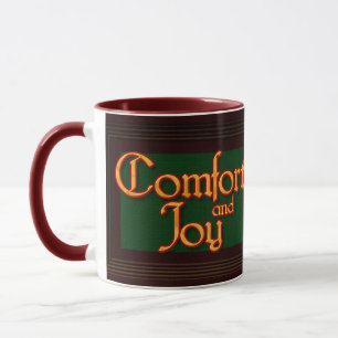 Tasse de Noël de confort et de joie
