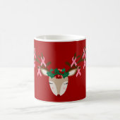 Tasse de Noël de conscience de cancer du sein (Centre)