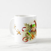 Tasse de Noël de grenouille d'arbre (Devant gauche)