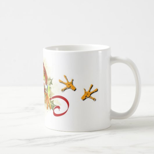 Tasse de Noël de grenouille d'arbre (Droite)