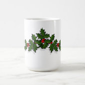 Tasse de Noël de houx et de gui (Centre)