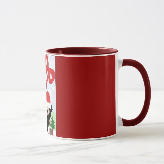 Tasse de Noël de Kawaii Ninja (Droite)