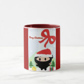 Tasse de Noël de Kawaii Ninja (Centre)