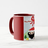 Tasse de Noël de Kawaii Ninja (Devant gauche)
