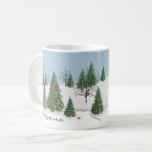 Tasse de Noël de la Forêt Enchantée (Devant gauche)