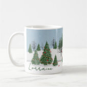 Tasse de Noël de la Forêt Enchantée (Gauche)