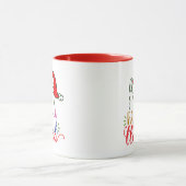 Tasse de Noël de lama de La de La de fa (Centre)