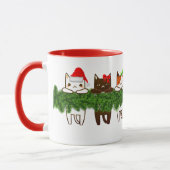 Tasse de Noël de Meowy (Gauche)