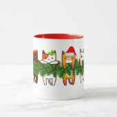 Tasse de Noël de Meowy (Centre)